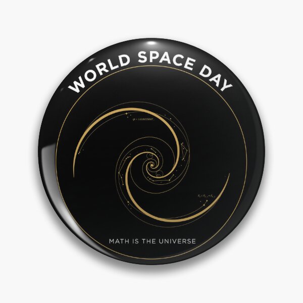 Item preview, World Space Day — Math Is The Universe Golden Ratio Galaxy Spiral T-Shirt V1 designed and sold by DarylWelsh2024.