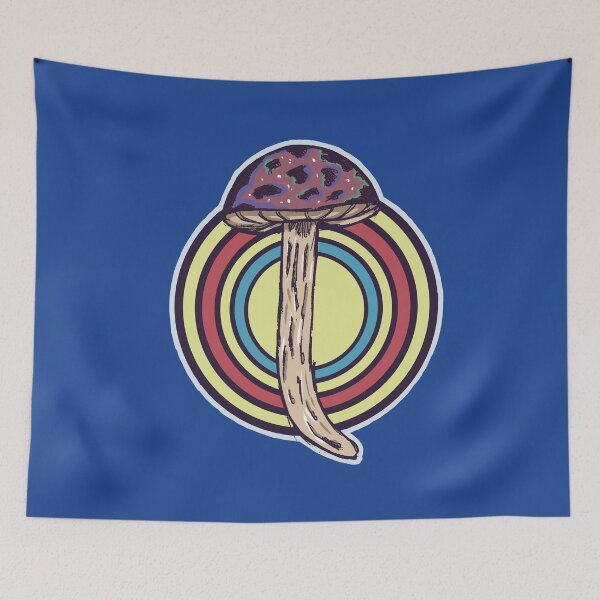 Item preview, Retro Mushroom Illustration | Vintage Psychedelic Fungi Aesthetic Design designed and sold by Half Mess.