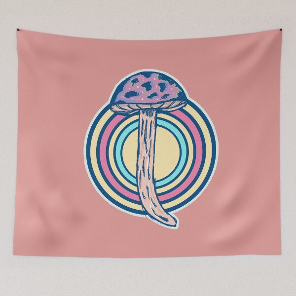 Item preview, Retro Mushroom Illustration | Vintage Psychedelic Fungi Aesthetic Design designed and sold by Half Mess.