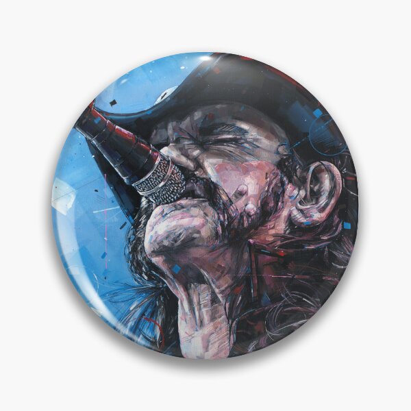 Item preview, Lemmy Kilmister painting designed and sold by GalleryKauffeld.