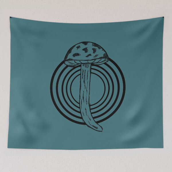 Item preview, Retro Mushroom Illustration | Vintage Psychedelic Fungi Aesthetic Design designed and sold by Half Mess.