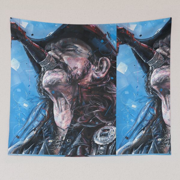 Item preview, Lemmy Kilmister painting designed and sold by GalleryKauffeld.