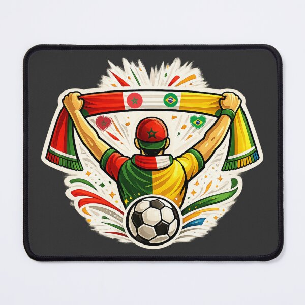 Item preview, Brazil Morocco Soccer Support Together designed and sold by Corvoria.