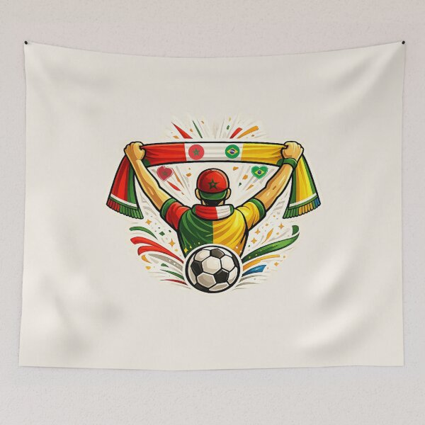 Item preview, Brazil Morocco Soccer Support Together designed and sold by Corvoria.