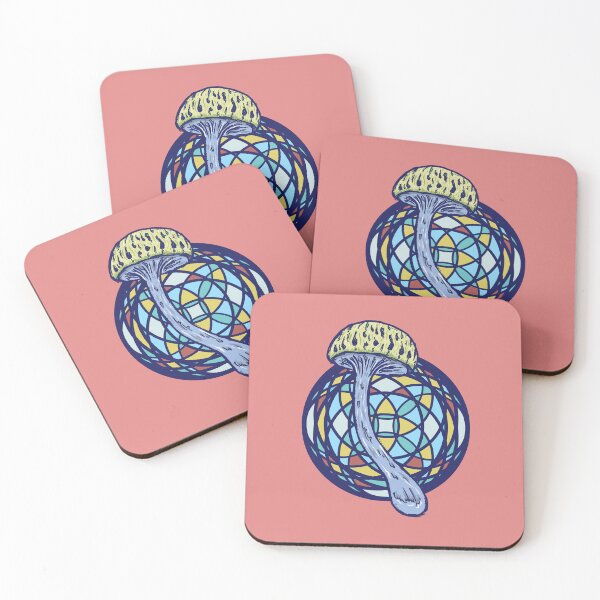 Item preview, Trippy Mushroom Illustration | Psychedelic Festival Sacred Geometry designed and sold by Half Mess.