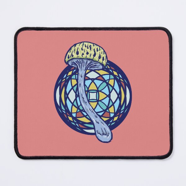 Item preview, Trippy Mushroom Illustration | Psychedelic Festival Sacred Geometry designed and sold by Half Mess.