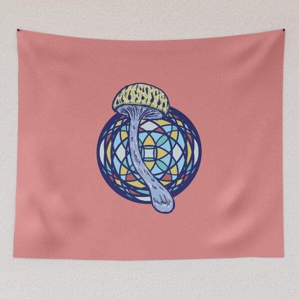 Item preview, Trippy Mushroom Illustration | Psychedelic Festival Sacred Geometry designed and sold by Half Mess.