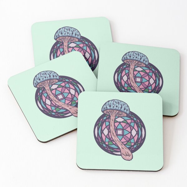 Item preview, Trippy Mushroom Illustration | Psychedelic Festival Sacred Geometry designed and sold by Half Mess.