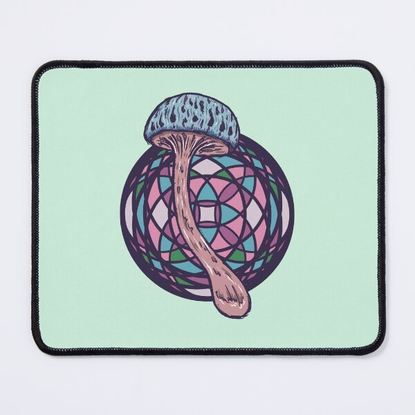 Item preview, Trippy Mushroom Illustration | Psychedelic Festival Sacred Geometry designed and sold by Half Mess.