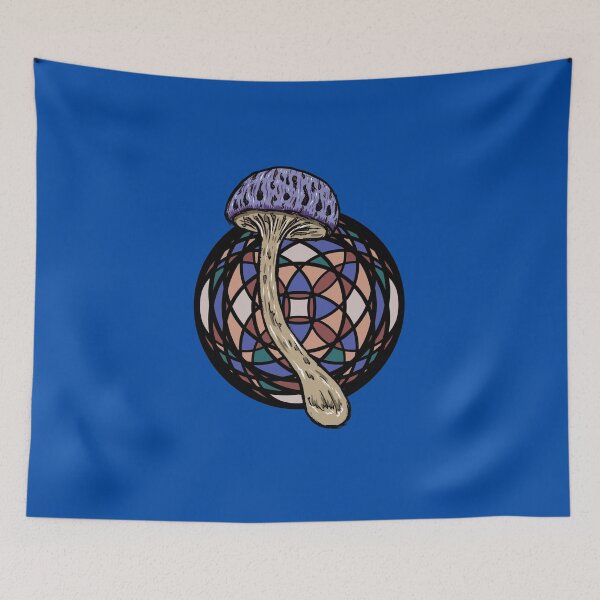 Item preview, Trippy Mushroom Illustration | Psychedelic Festival Sacred Geometry designed and sold by Half Mess.