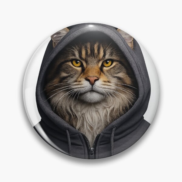 Item preview, Hooded cat: Mystical gaze in golden glow designed and sold by No-No-Name.