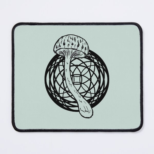 Item preview, Trippy Mushroom Illustration | Psychedelic Festival Sacred Geometry designed and sold by Half Mess.