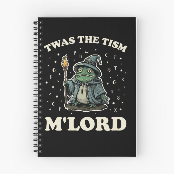 Item preview, Twas The Tism MLord Wizard Frog Shirt - Funny Autism Awareness Graphic Tee - Retro Fantasy Toad Witchcraft Sweatshirt - Neurodivergent Humor Gif designed and sold by VectorForge.