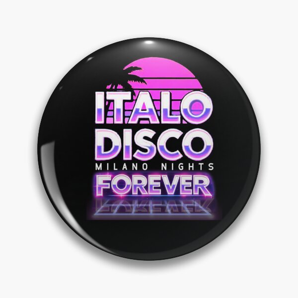 Item preview, Italo Disco Forever Neon Retro 80s Synthwave Aesthetic designed and sold by Graphroad.