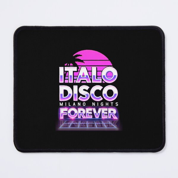 Item preview, Italo Disco Forever Neon Retro 80s Synthwave Aesthetic designed and sold by Graphroad.