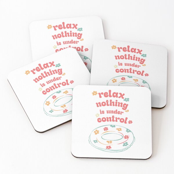 Item preview, Relax nothing is under control - positive summer inflatable ring designed and sold by Deepness2023.