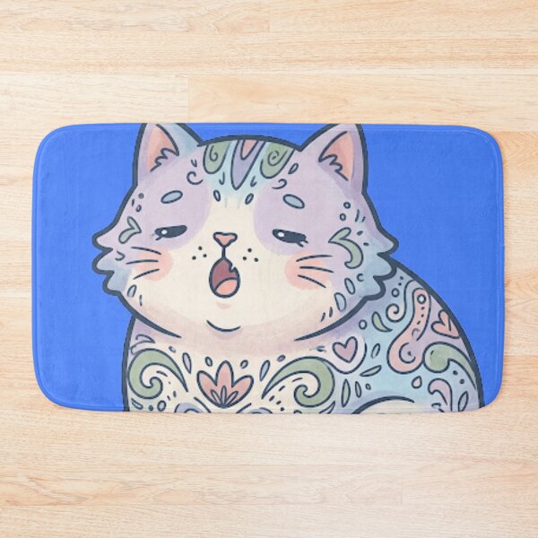 Item preview, Cute Pastel Mandala Cat Artistic Illustration designed and sold by Iampoji.