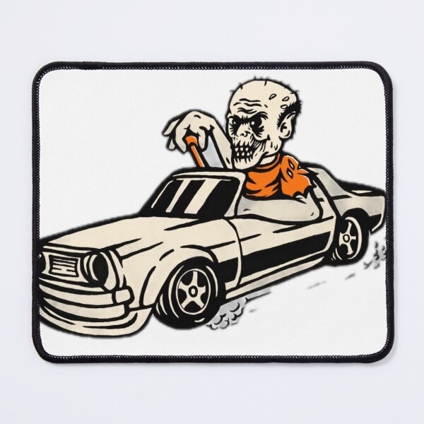 Item preview, Zombie Driving a Muscle Car designed and sold by DailyDoodlesBySumbul.
