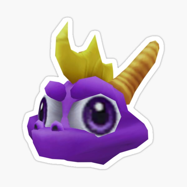 Vista previa del artículo con la obra «Spyro Funny Face», diseñado y vendido por HollyHart.