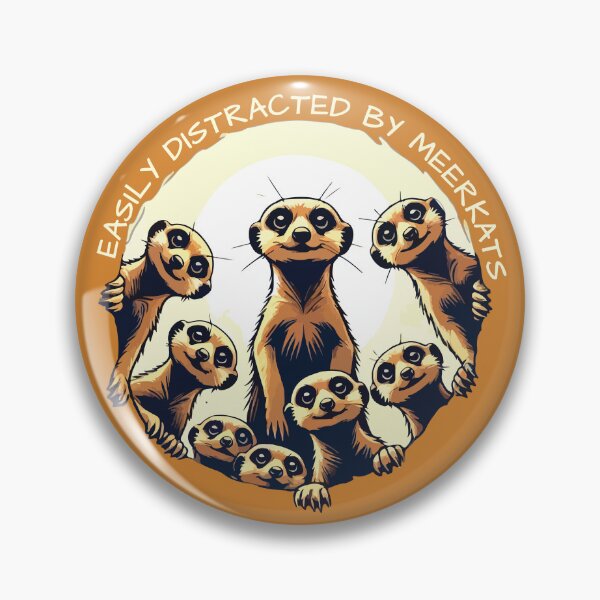 Item preview, Easily Distracted By Meerkat Africa Desert Safari Funny designed and sold by d247.