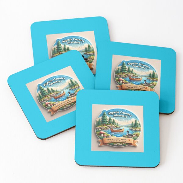 Item preview, Algoma Country Canada Cute 3D Adventure Label   designed and sold by PaintMeWorld.