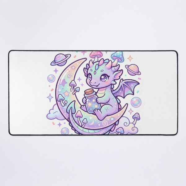 Item preview, Cute Kawaii Cosmic Mushroom Dragon designed and sold by Gifts0.