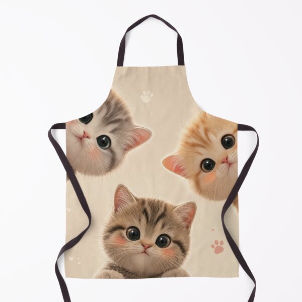 Item preview, Cute Three Kittens | Kawaii Cat Illustration | Adorable Cat Art for Cat Lovers designed and sold by dreamybyana.