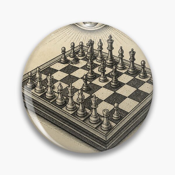 Item preview, Think Three Moves Ahead Chess T-Shirt | Antique Strategy Graphic Tee designed and sold by SunnyDesign82.