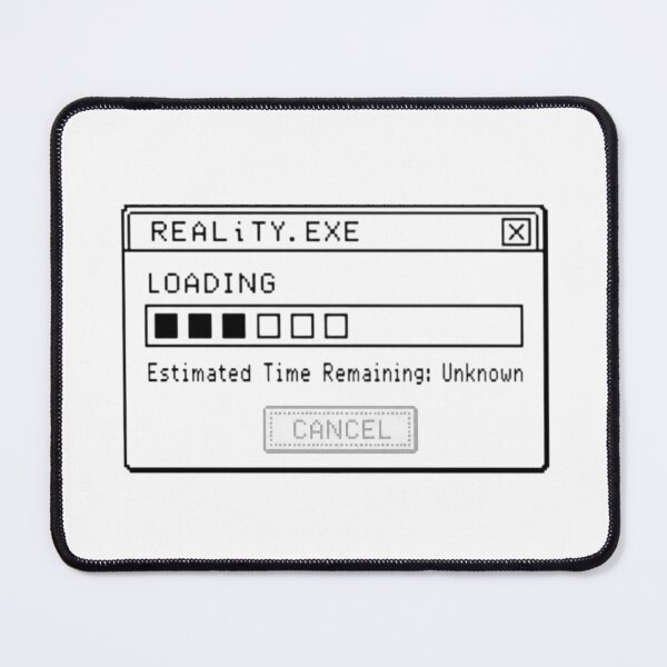Item preview, Reality.exe Loading Screen - Time Remaining Unknown - Funny Existential Pixel Hoodie designed and sold by deag1e.