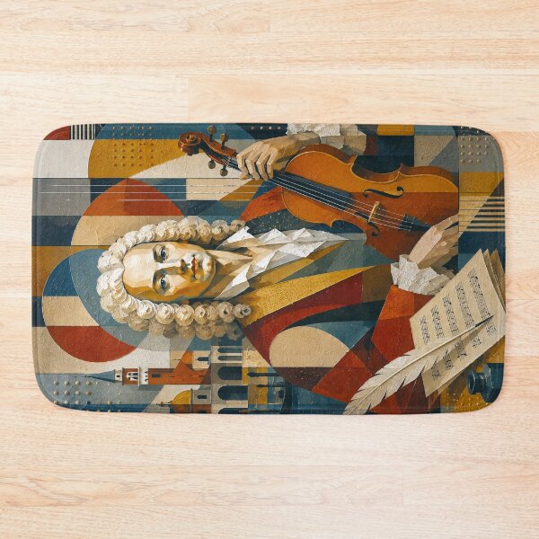 Item preview, Antonio Vivaldi, Italian composer and violinist painting. designed and sold by GalleryKauffeld.