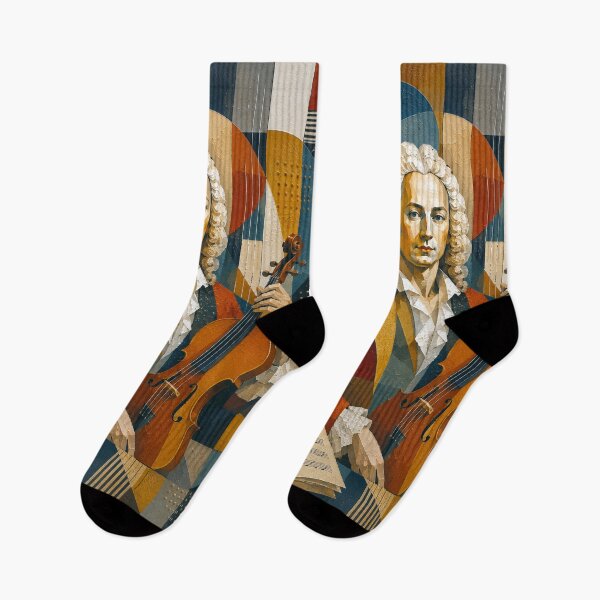 Item preview, Antonio Vivaldi, Italian composer and violinist painting. designed and sold by GalleryKauffeld.
