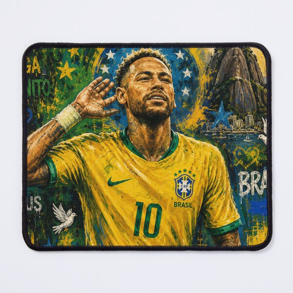 Item preview, Brazil Football Graffiti Art | Soccer É Arte | Brazilian Soccer tshirt designed and sold by Boreal Apparel.