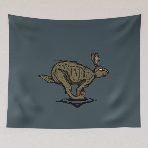 Item preview, Surreal Rabbit Anatomy Design | Macabre Vintage Wildlife Illustration designed and sold by Half Mess.