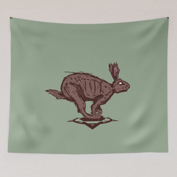 Item preview, Surreal Rabbit Anatomy Design | Macabre Vintage Wildlife Illustration designed and sold by Half Mess.