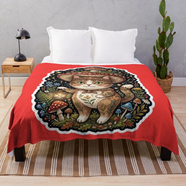 Item preview, Woodland Mushroom Cat  designed and sold by Iampoji.