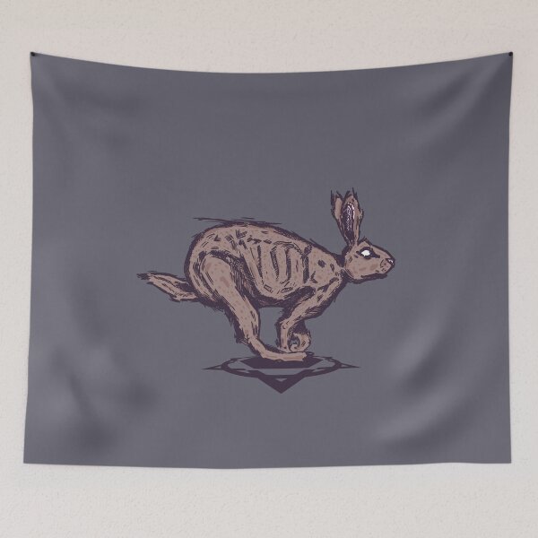 Item preview, Surreal Rabbit Anatomy Design | Macabre Vintage Wildlife Illustration designed and sold by Half Mess.