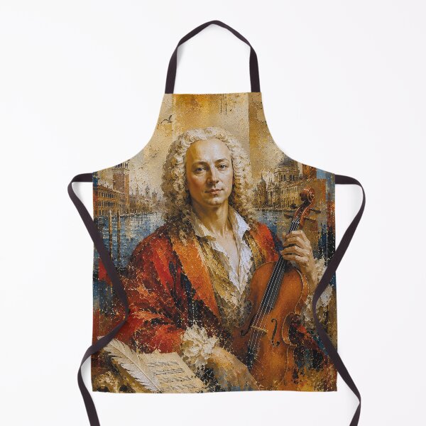 Item preview, Antonio Vivaldi, Italian composer and violinist painting. designed and sold by GalleryKauffeld.