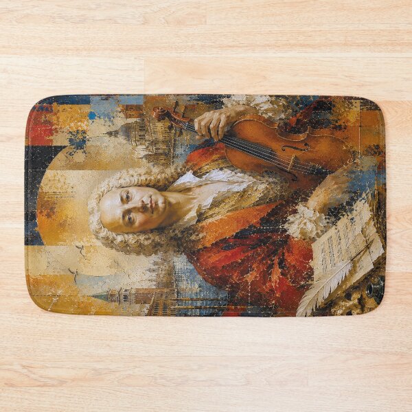 Item preview, Antonio Vivaldi, Italian composer and violinist painting. designed and sold by GalleryKauffeld.