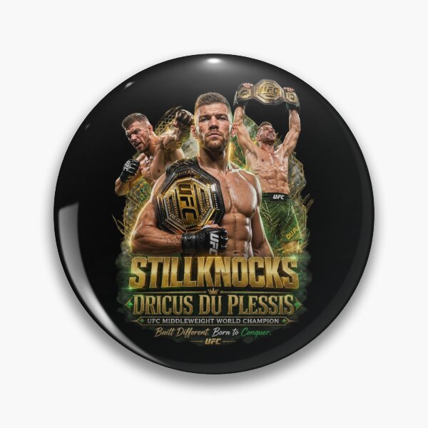 Item preview, Stillknocks Dricus Du Plessis – Built Different Born to Conquer | Championship MMA Digital Art designed and sold by tareankush.