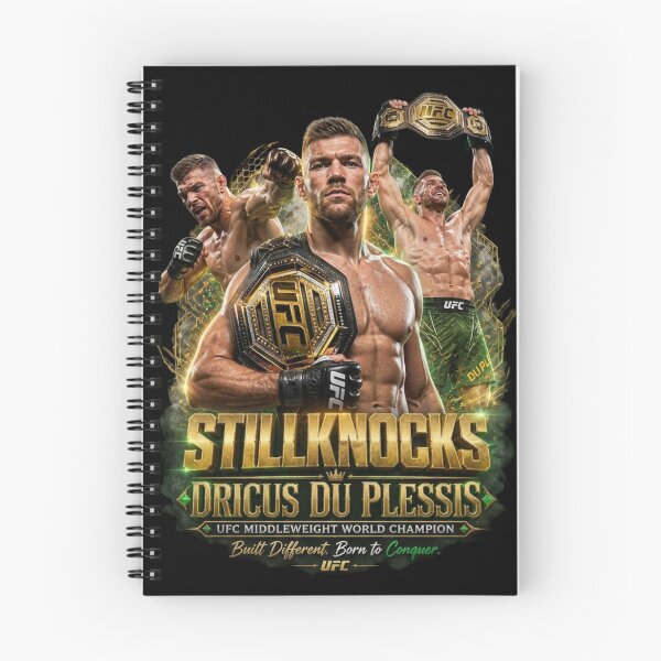 Item preview, Stillknocks Dricus Du Plessis – Built Different Born to Conquer | Championship MMA Digital Art designed and sold by tareankush.