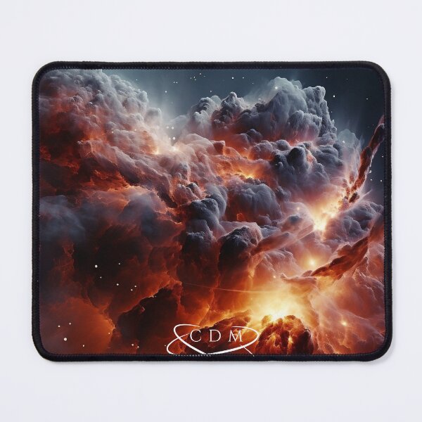 Item preview, Nebulosa cosmica di fuoco e stelle designed and sold by CDMUNIVERSE.