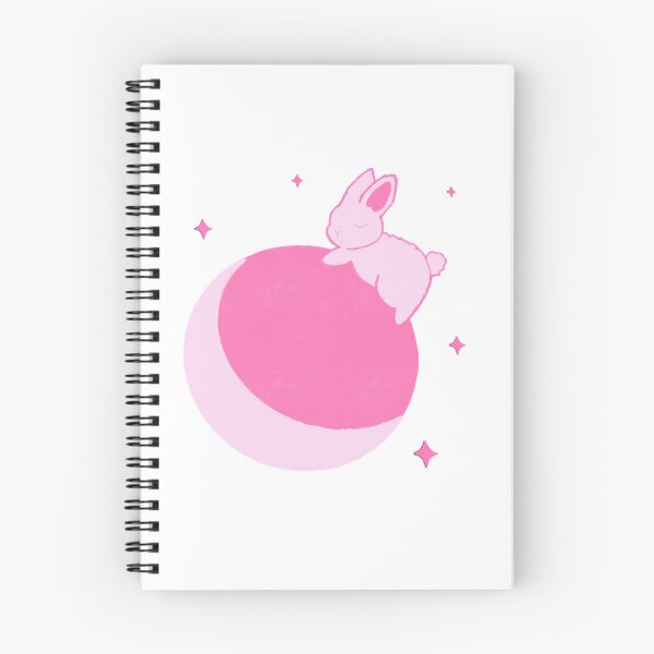 Item preview, Bunny on the Moon Sticker | Kawaii Celestial Sticker | Pink Moon Aesthetic designed and sold by moonchildartgraph.