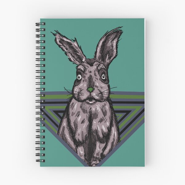 Item preview, Surreal Rabbit Illustration | Retro Geometric Vintage Animal Graphic designed and sold by Half Mess.