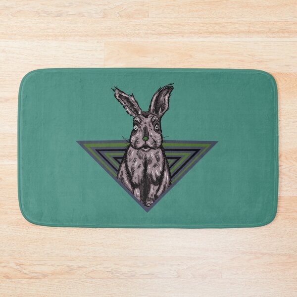 Item preview, Surreal Rabbit Illustration | Retro Geometric Vintage Animal Graphic designed and sold by Half Mess.