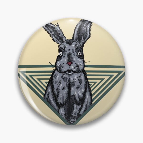 Item preview, Surreal Rabbit Illustration | Retro Geometric Vintage Animal Graphic designed and sold by Half Mess.