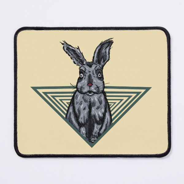 Item preview, Surreal Rabbit Illustration | Retro Geometric Vintage Animal Graphic designed and sold by Half Mess.