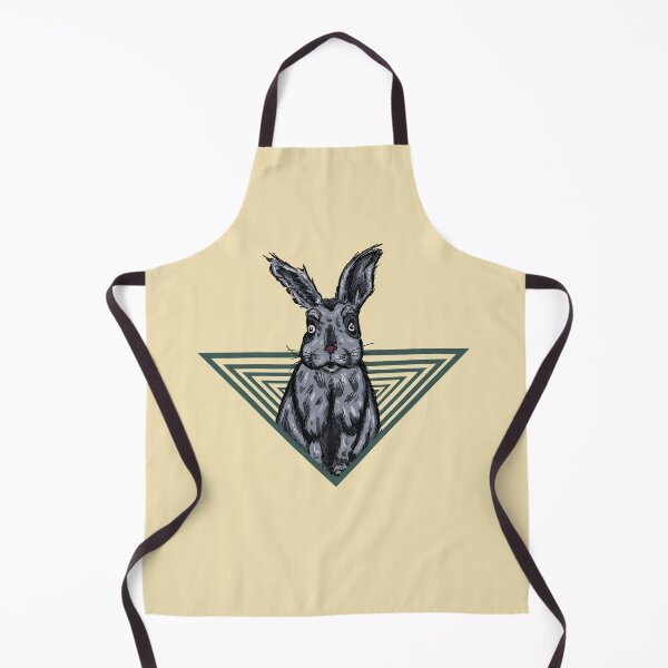 Item preview, Surreal Rabbit Illustration | Retro Geometric Vintage Animal Graphic designed and sold by Half Mess.