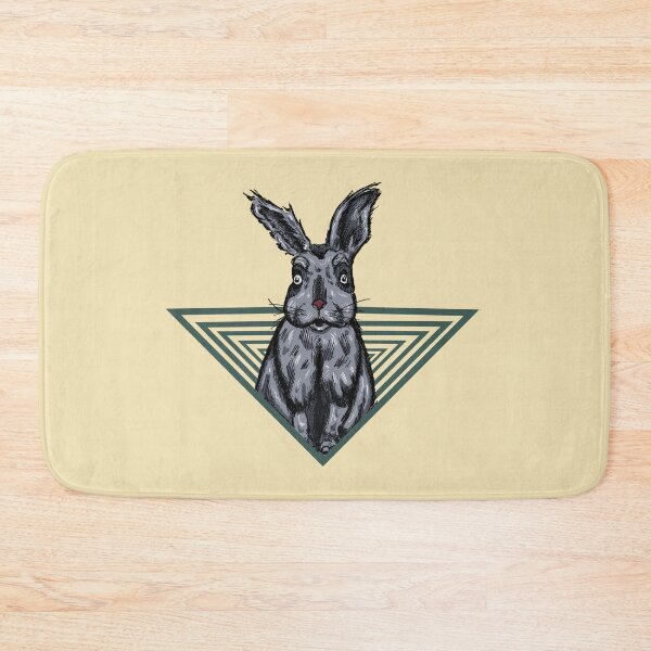 Item preview, Surreal Rabbit Illustration | Retro Geometric Vintage Animal Graphic designed and sold by Half Mess.