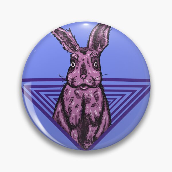 Item preview, Surreal Rabbit Illustration | Retro Geometric Vintage Animal Graphic designed and sold by Half Mess.