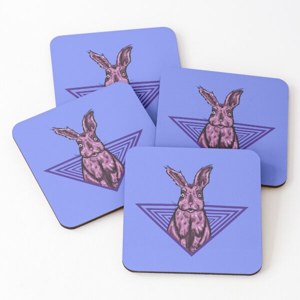 Item preview, Surreal Rabbit Illustration | Retro Geometric Vintage Animal Graphic designed and sold by Half Mess.